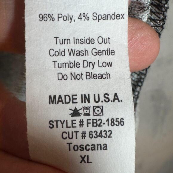 Jess & Jane Women's “Toscana” Tunic Top XL Gray Multi Lagenlook Pullover - Picture 6 of 13